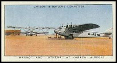 37 The 'Hanno' and the 'Athena' at Karachi Airport
